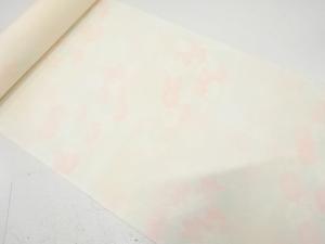 アンティーク　流水に梅・楓模様　長襦袢地反物